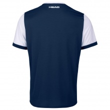 Head Tennis Tshirt Davies dark blue/white Boys